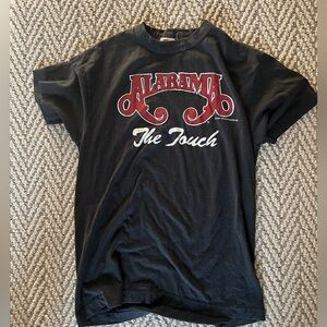 Alabama black and red graphic tee y2k